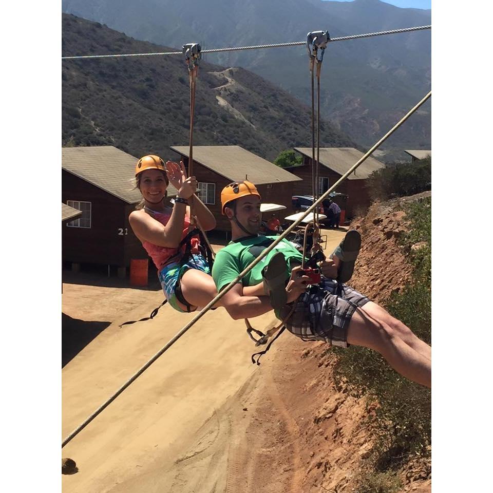 Ziplining through Ensenada, Mexico