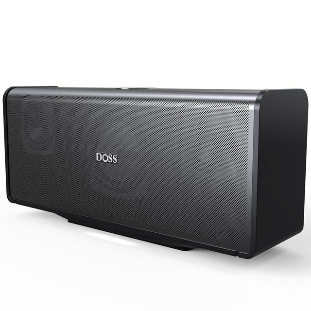 DOSS SoundBox Ultra Bluetooth Speaker with 2.1 Sound Channel Audio, 80W Superior Sound with Deep Bass, Two DSP Technologies, 18H Playtime, Bluetooth 5.3, Wireless Speaker for Home, Office, Room-Black