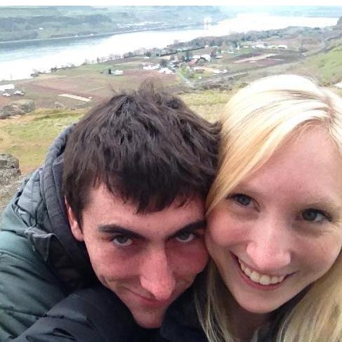 Anna's first visit to The Columbia River Gorge with Harlin (2012)
