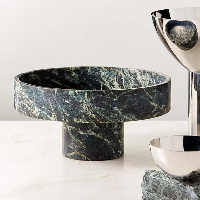 Orcino Green Marble Fruit Bowl
