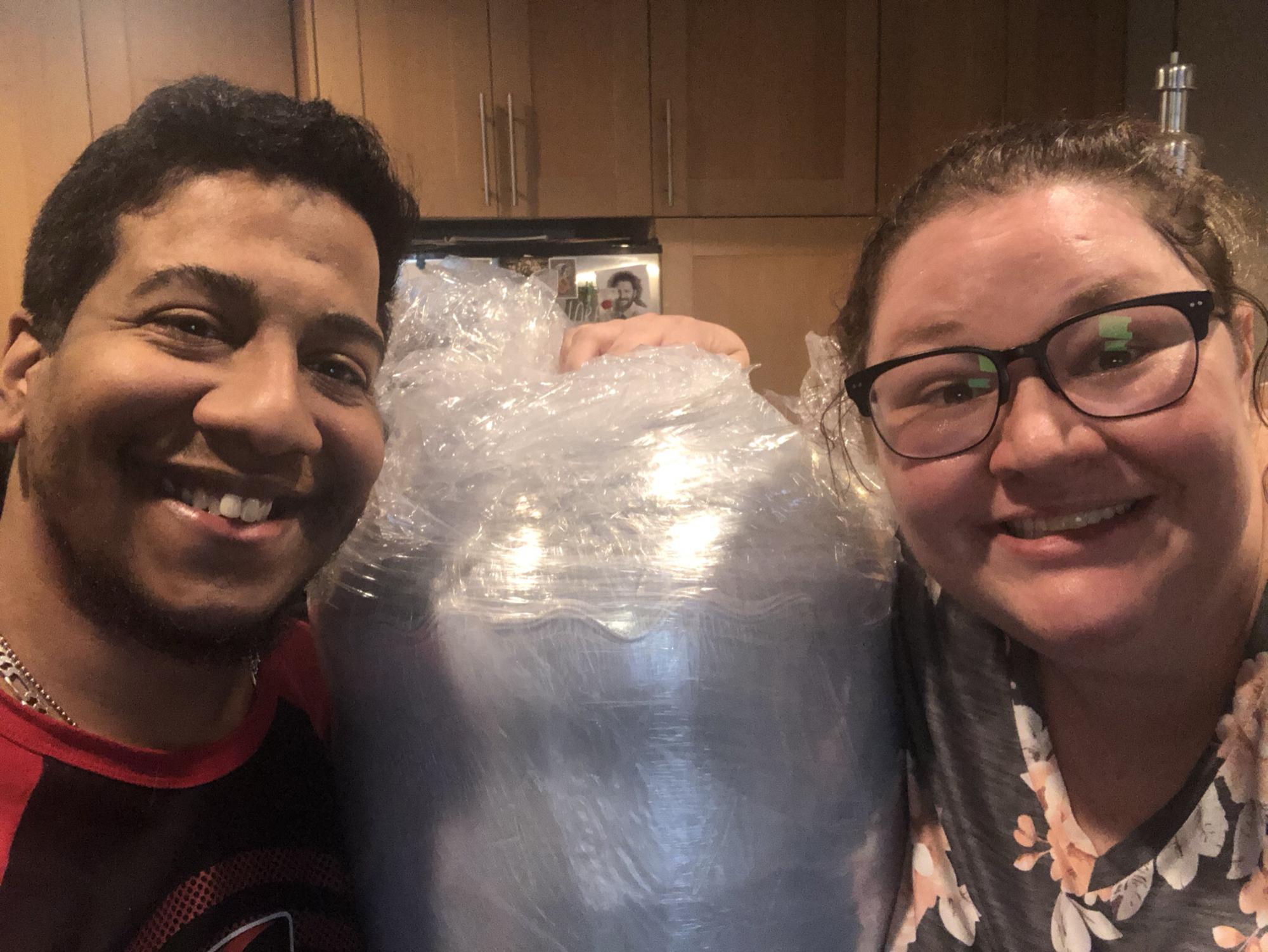 The arrival of our Purple Mattress. LIFE CHANGER!