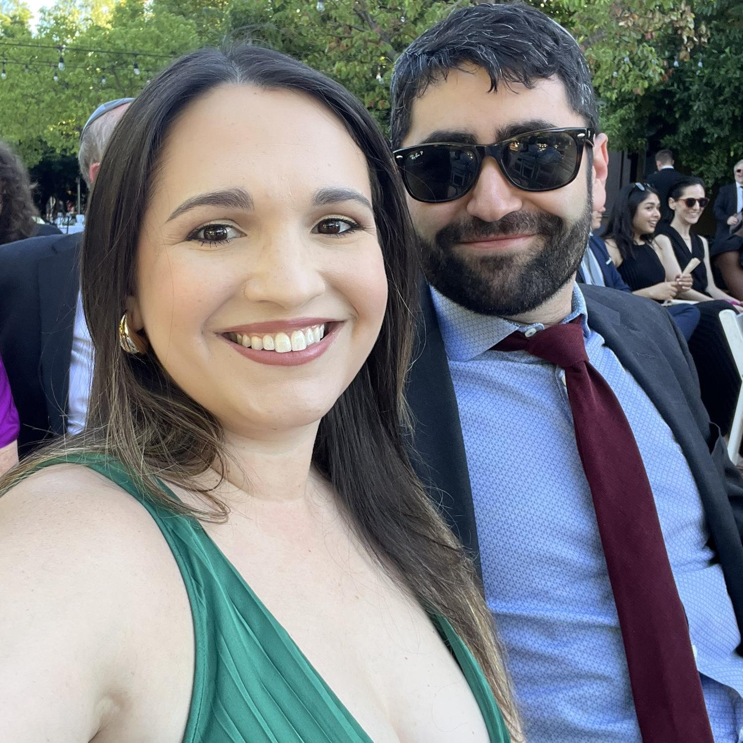 Our first wedding we attended as a couple