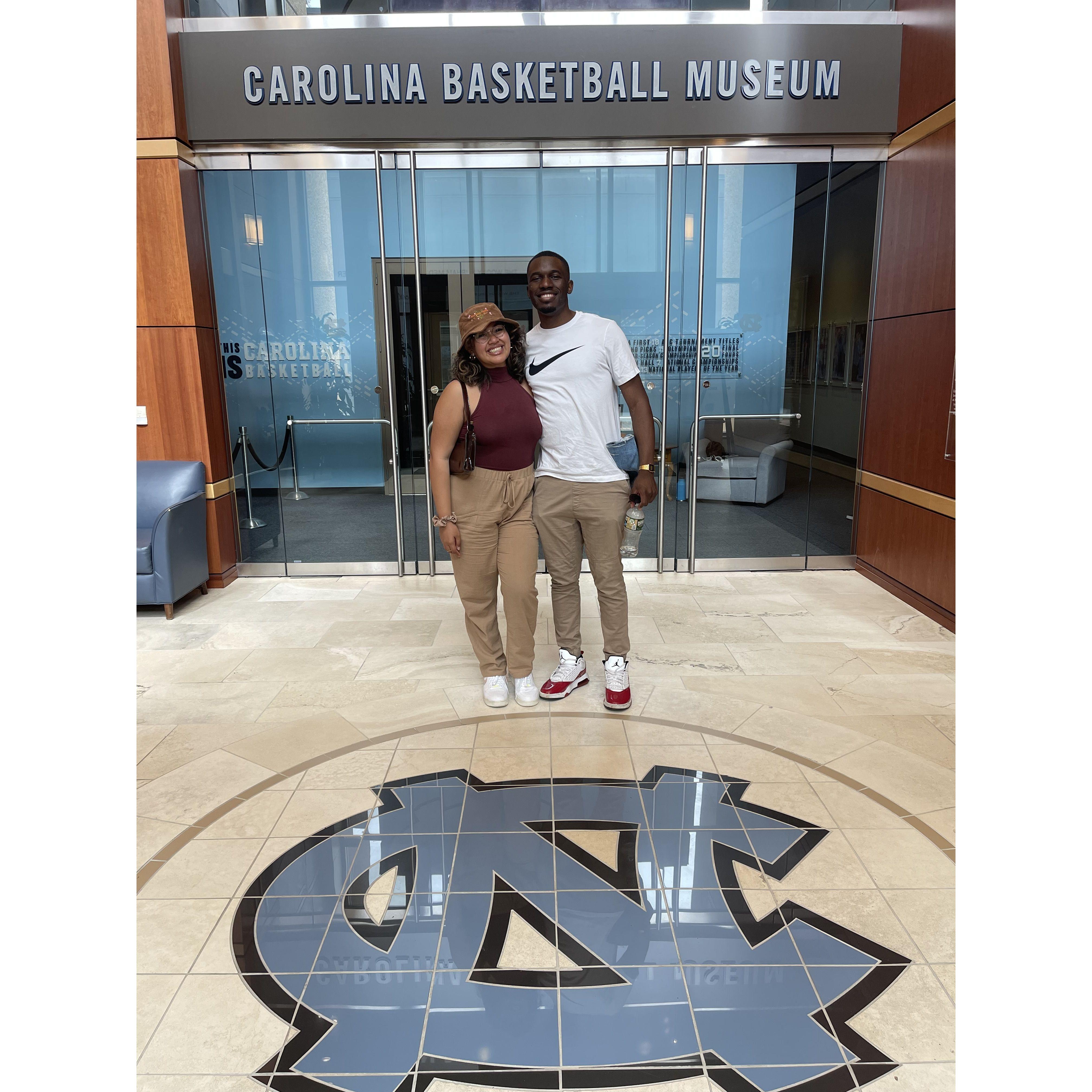 Micaellah's 1st time going to UNC, Chad's alma mater 05/2022