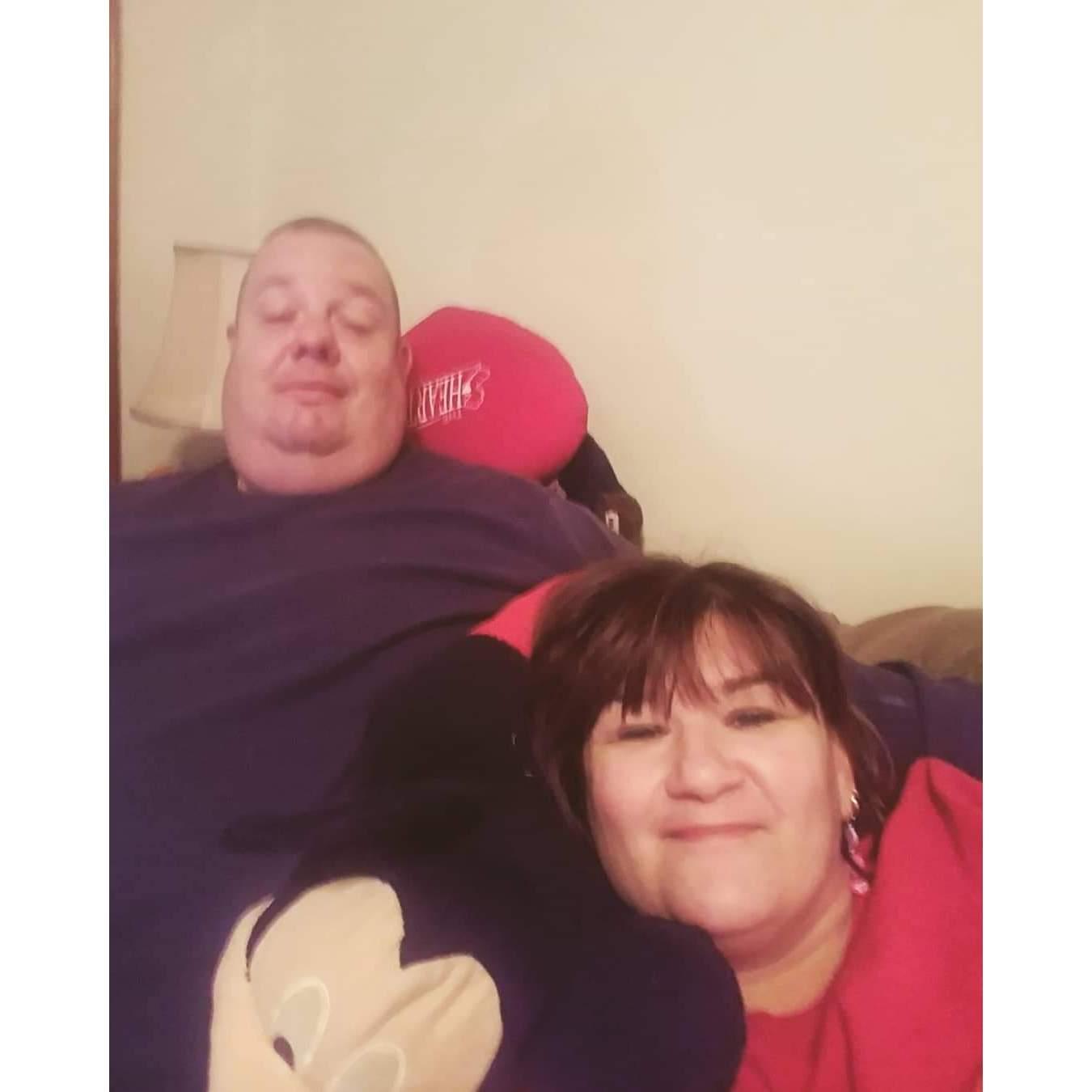 One of our lazy Valentine's Days at home