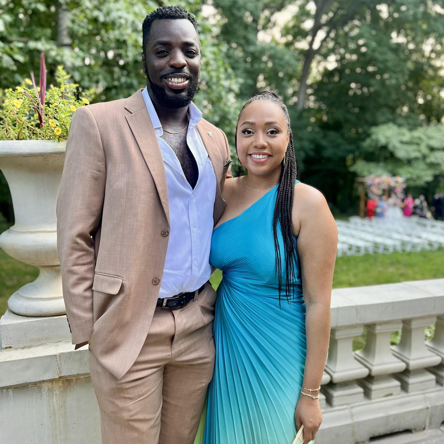 Mariah and Josh attend their first wedding together! (July 2024)