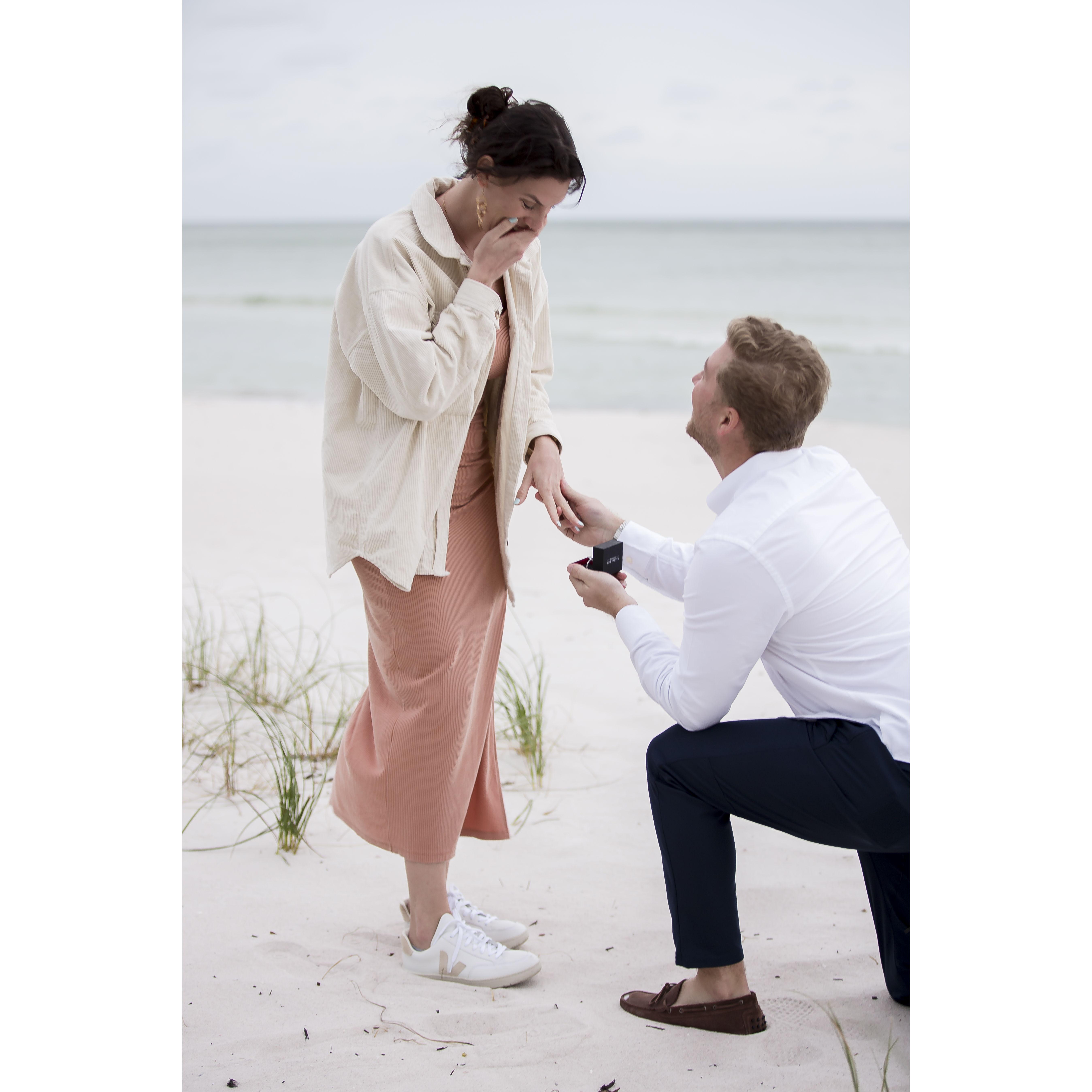 Then she said yes....