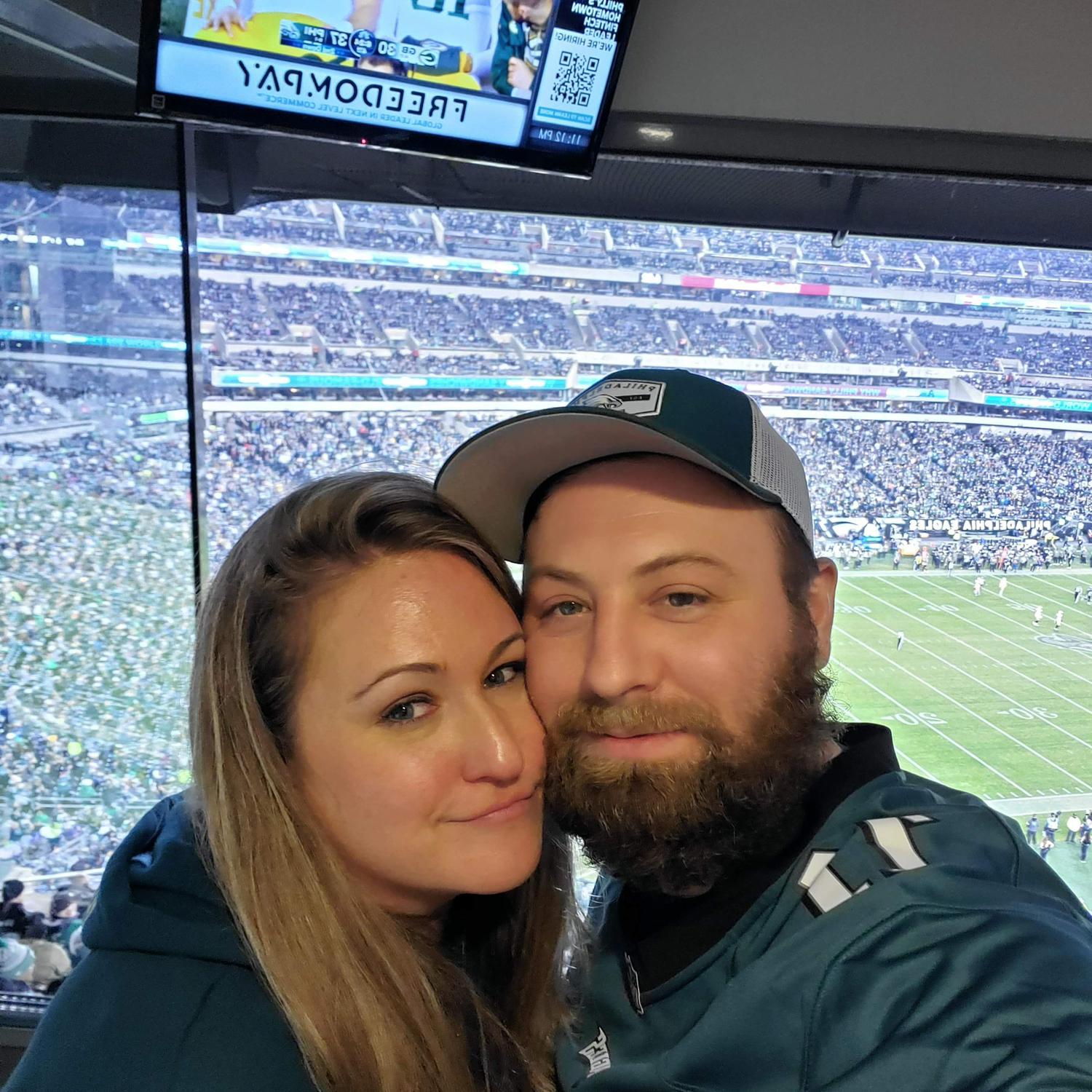 First Eagles Game together - Nov. 2022