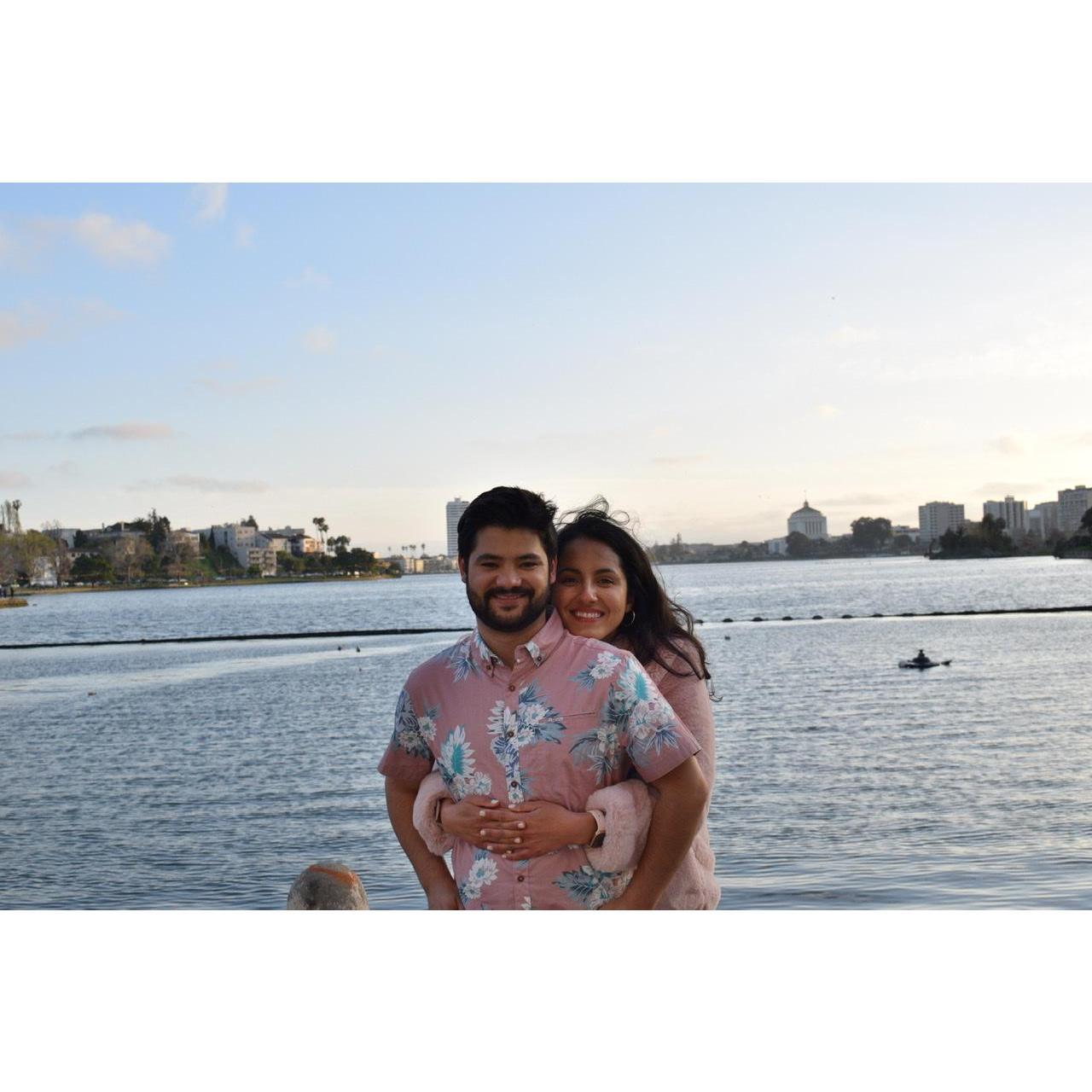 Engagement photo shoot courtesy of our lovely friend, Patritsia aka my Griega (Greek girl in Spanish)!