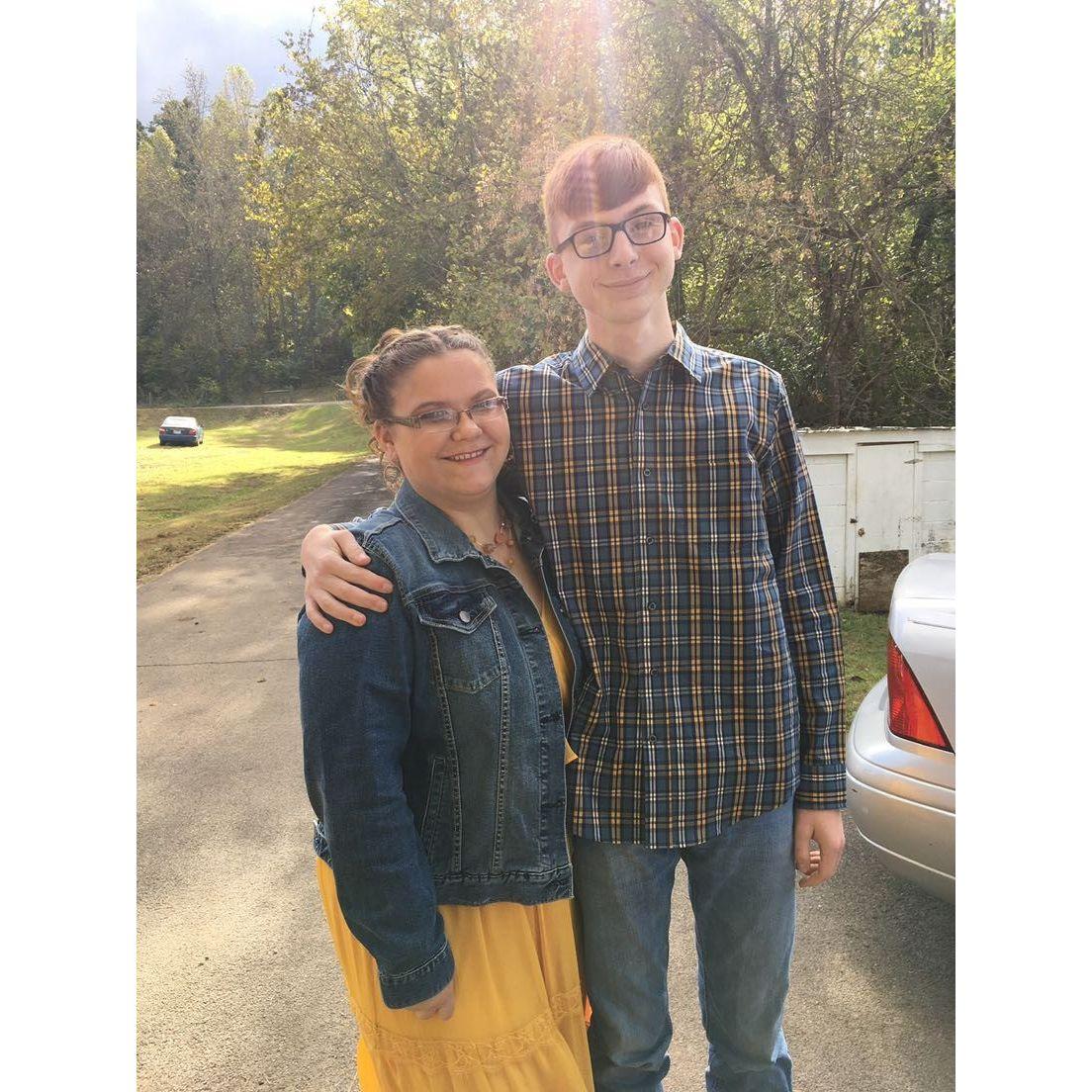 Taken in October 2018 at Emily's mom's wedding.