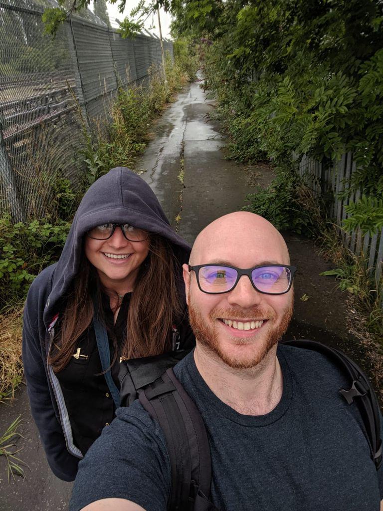 Walking in the rain in London
2019