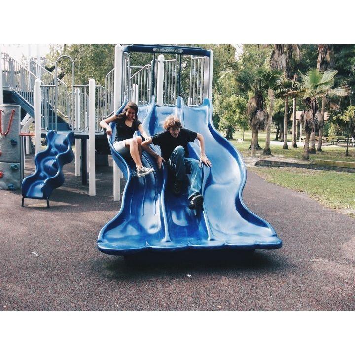 Nathan and Kariza during a youth outing when they attended Forest Hills United Methodist Church.
