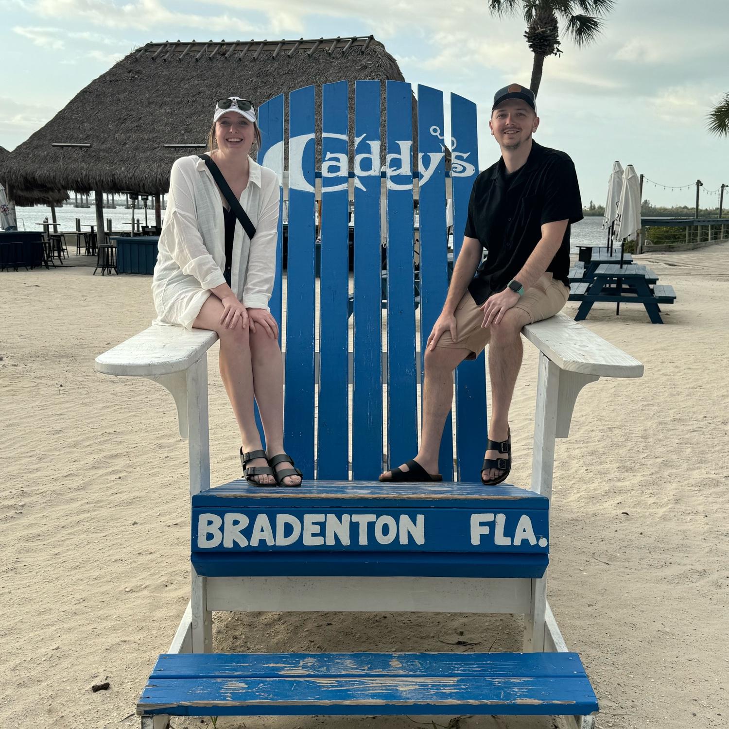 First visit to Bradenton to visit Meg's parents