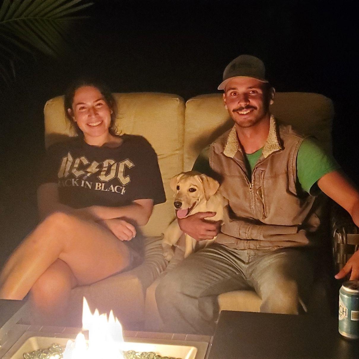 2022 with Ellie May as a puppy