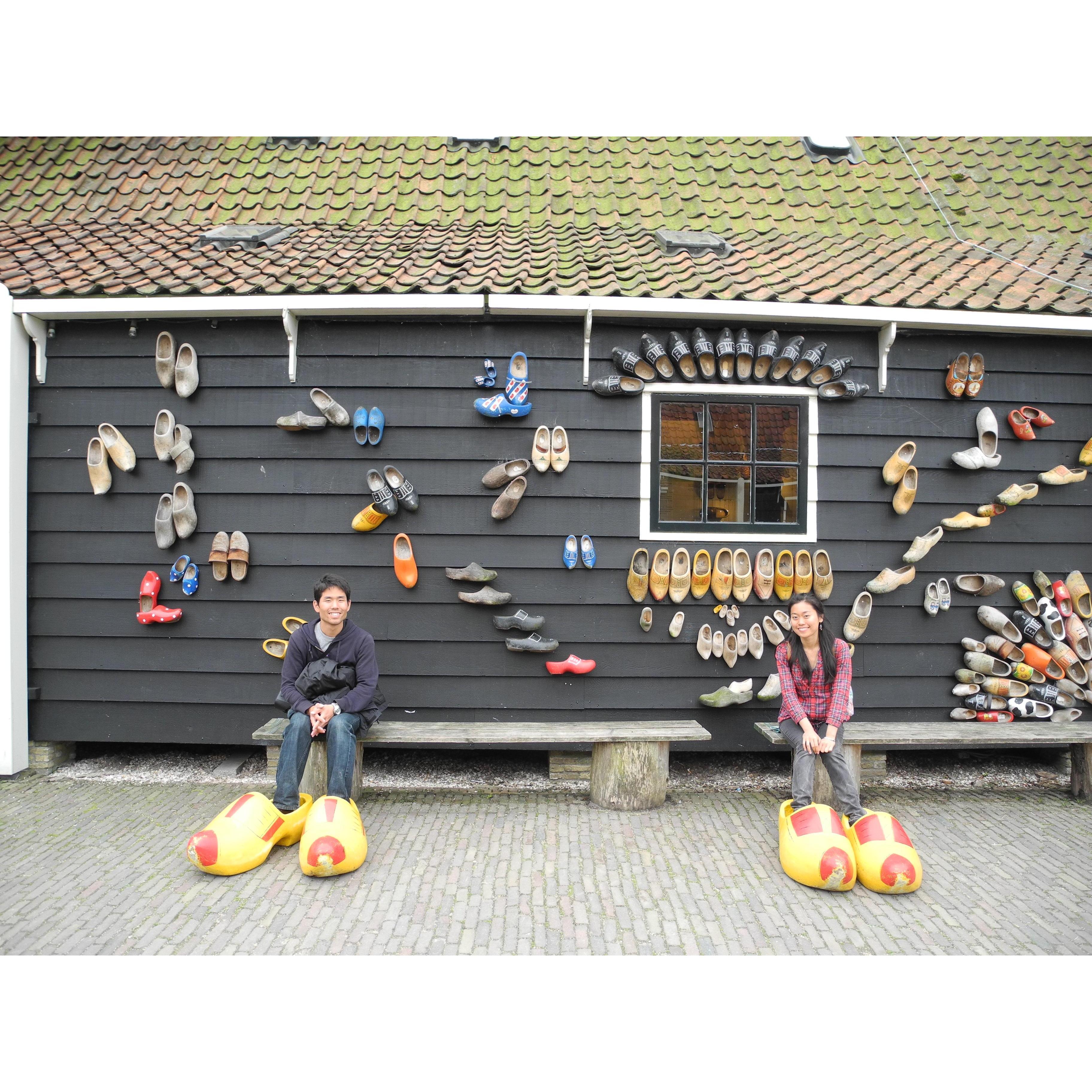 Wooden shoes