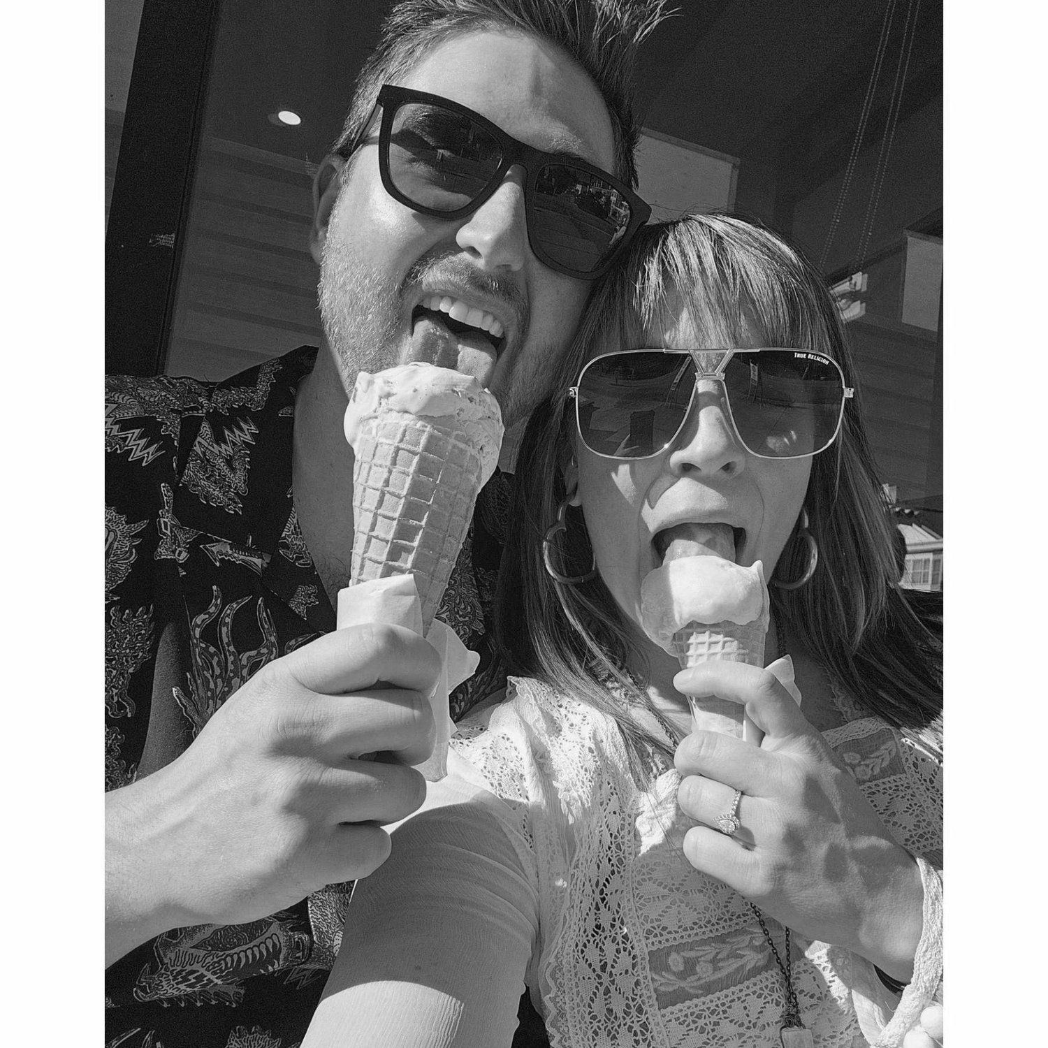 Of all the delights that bring us cheer, Ice cream’s the treat we both hold dear. At our wedding, we’ll share each favorite bite— Sweet scoops for our guests, a true delight!
