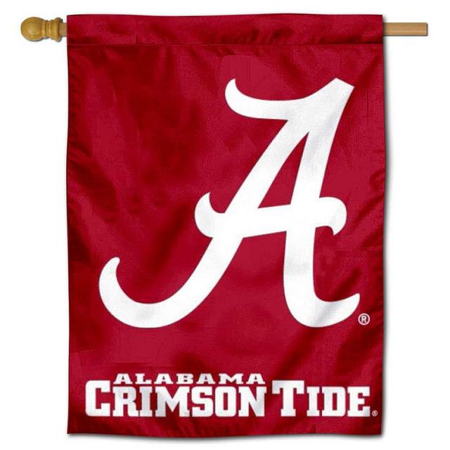 Alabama Crimson Tide A Logo House Flag Banner