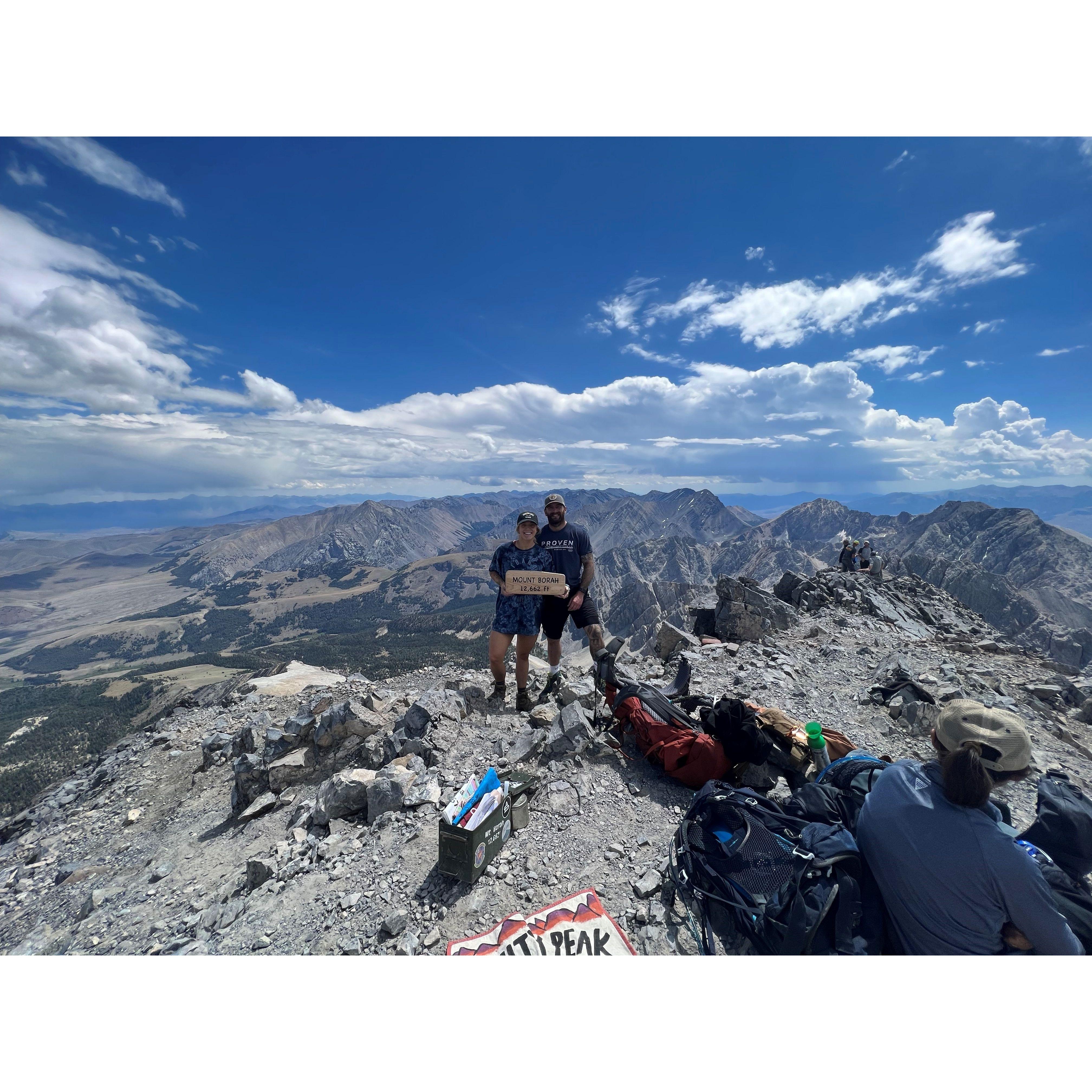 summitting mt. borah = the ultimate team bonding experience