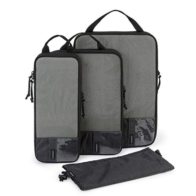 Compression Packing Cubes for Suitcases, BAGSMART 6 Set/4 Set/2 Set Travel Organizer Cubes for Travel Essentials, Expandable Luggage Suitcase Organizer Bags Set, Lightweight Packing Organizers as Travel Accessories for Women / Men