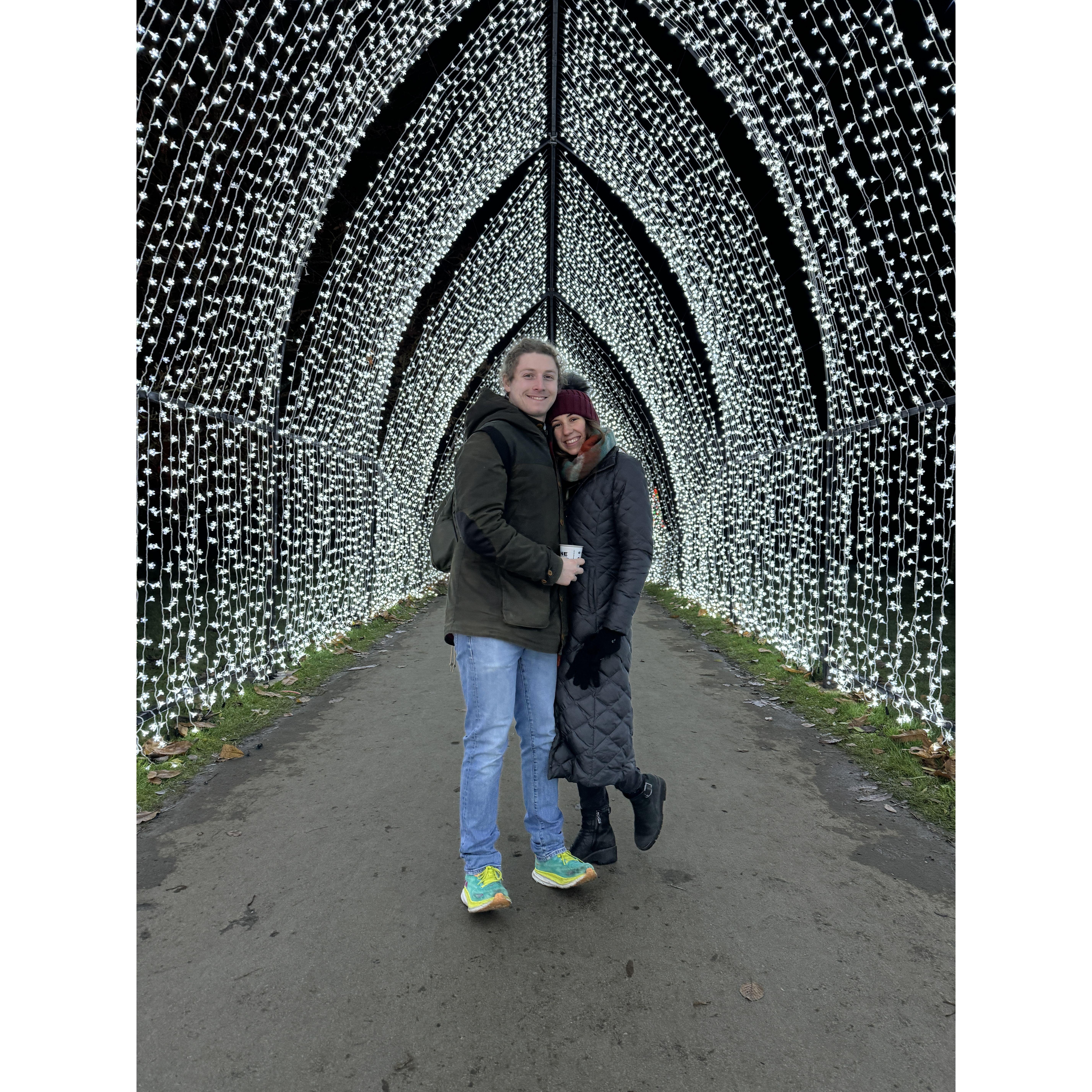 Ryan would like it known he is wearing two pairs of pants in this photo (it was very cold)