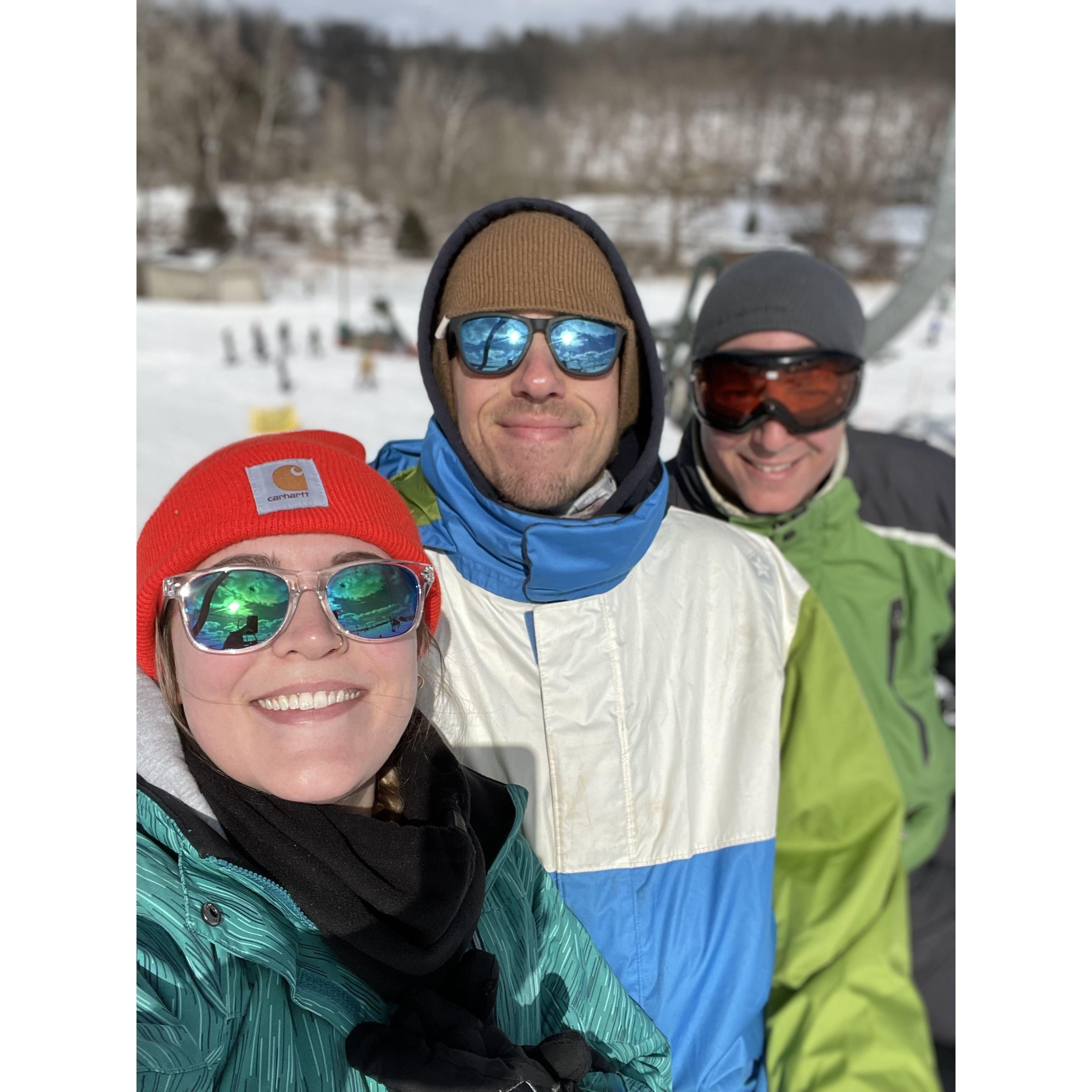 Shredding with Jeff (father of the groom)