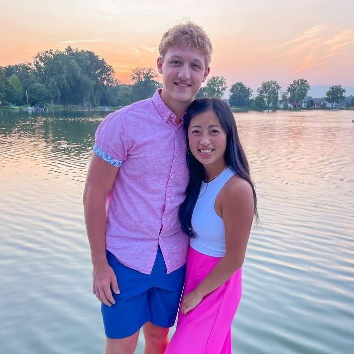 Our first family trip together in Michigan as boyfriend and girlfriend.