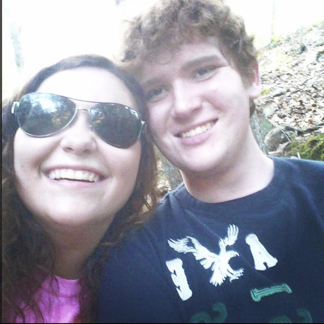 our first "date" he took me to the waterfall <33 