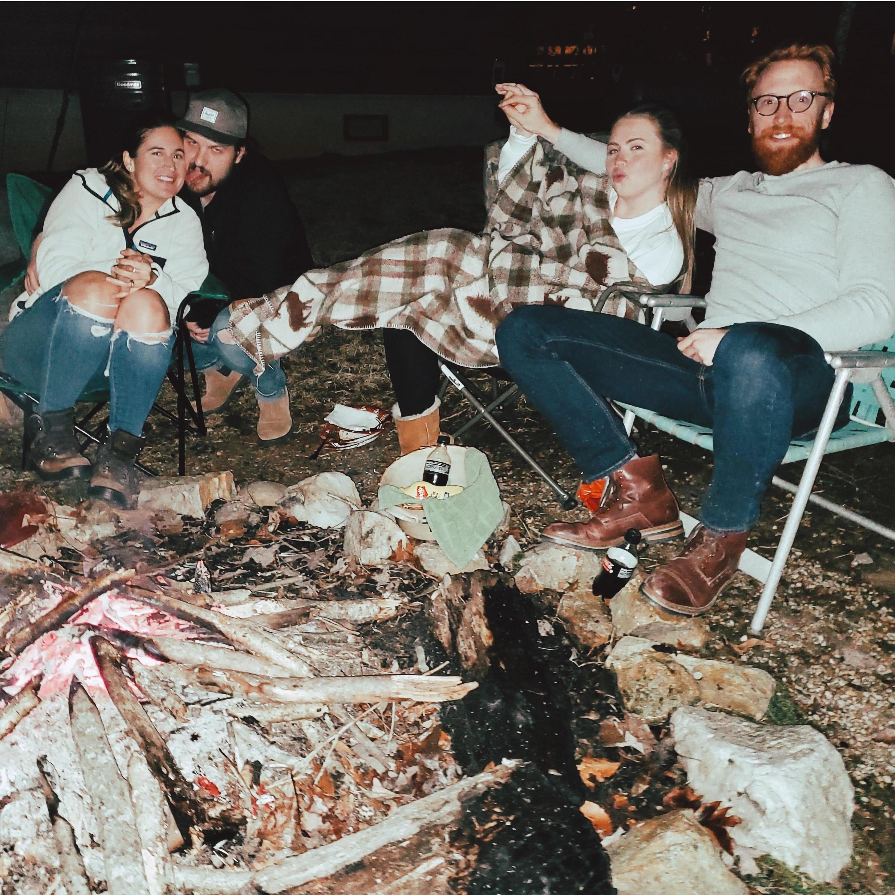 Family bonfire