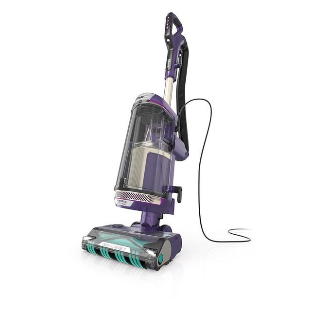 Shark POWERDETECT Upright Cleaner with HEPA Filter, Heavy Duty Vacuum Suction for Pet Hair Pickup, DuoClean Technology, Powered Lift-Away, Ideal for Carpets & Hardfloors, AZ4002, Compact, Eggplant