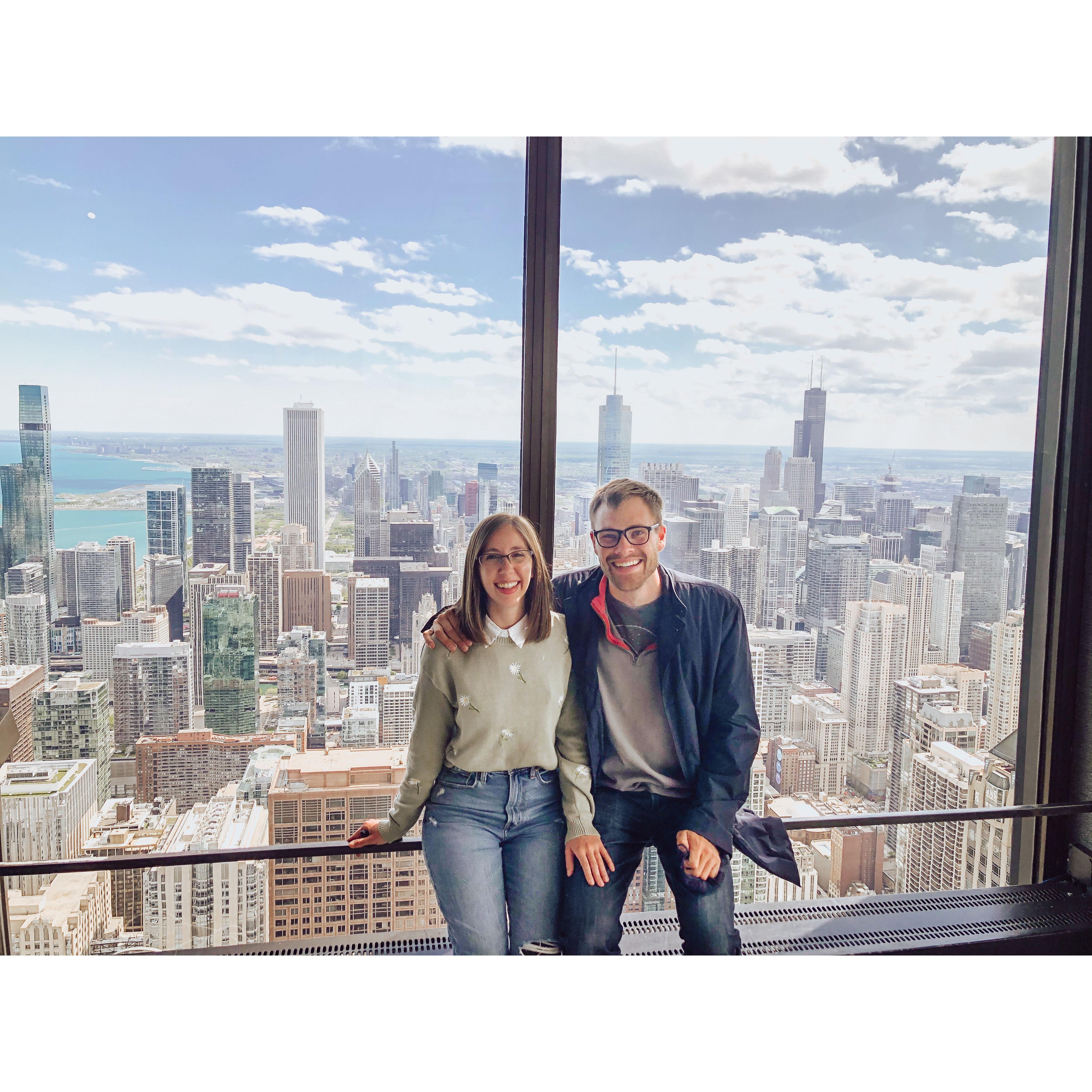 First visit to Chicago to meet Henry's family! May 2021