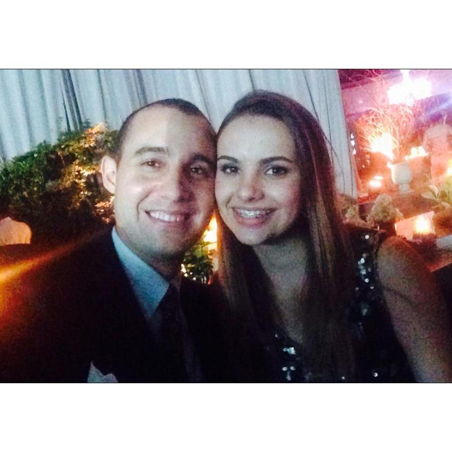 Our first photo together!