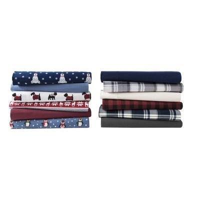 Winter Nights Cotton Flannel Sheet Set