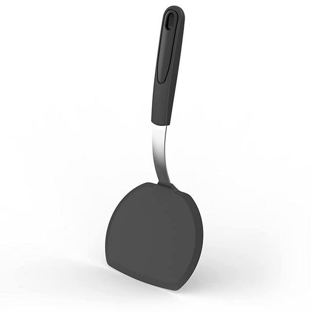 2022 Upgraded Silicone Pancake Spatulas for Nonstick Cookware, GEEKHOM 600F Heat Resistant Extra Large and Wide Flexible Spatulas Rubber Turners,1 PACK WIDE Kitchen Cooking Utensils for Pancake