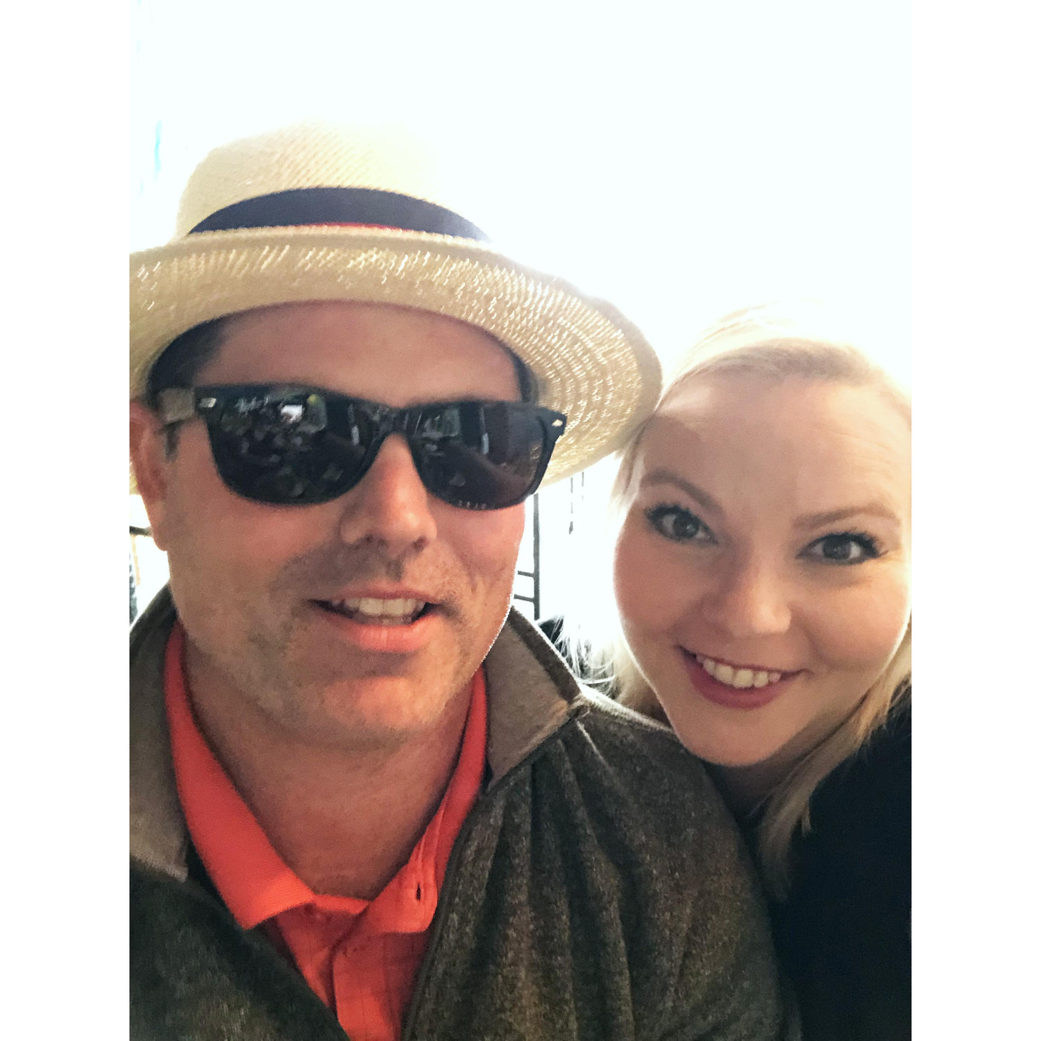This picture is from our first trip to Savannah and just after Brett bought his famous hat on Broughton Street 4/20/2019.