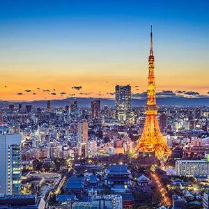 Sunset at Tokyo Tower