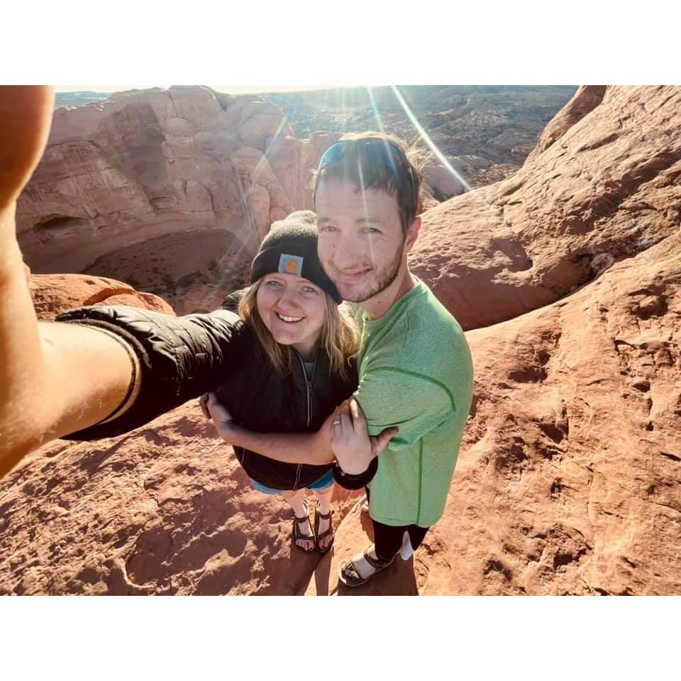 The morning Calvin got down on one knee.