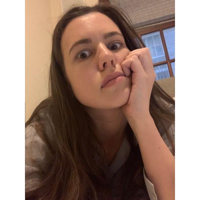 Dan didn't think Samm was real (because she had no social media), so he asked her to send him a picture to prove she wasn't a catfish. This was that picture.