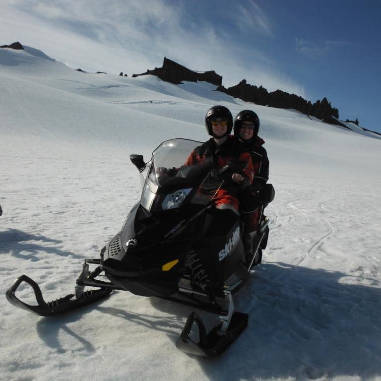 Snowmobiling in Iceland!