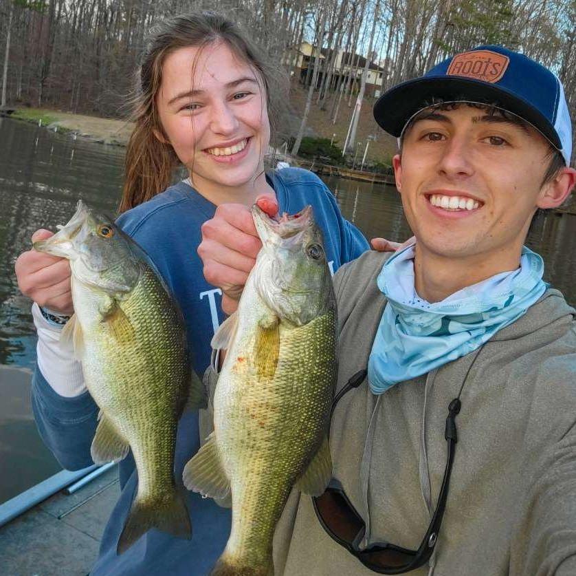 Our first trip to Lake Jordan together, March 2022.