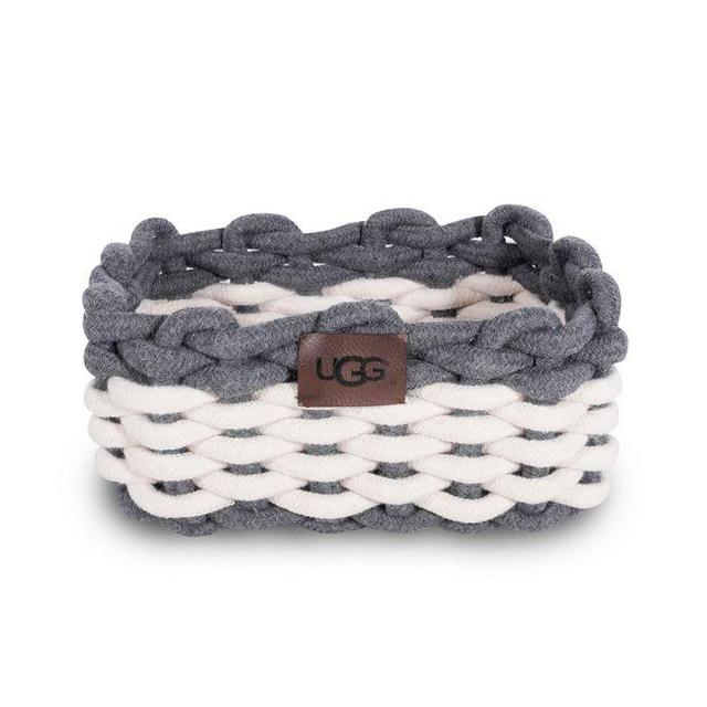 UGG® Sadie Vanity Storage Bin in Charcoal/Snow