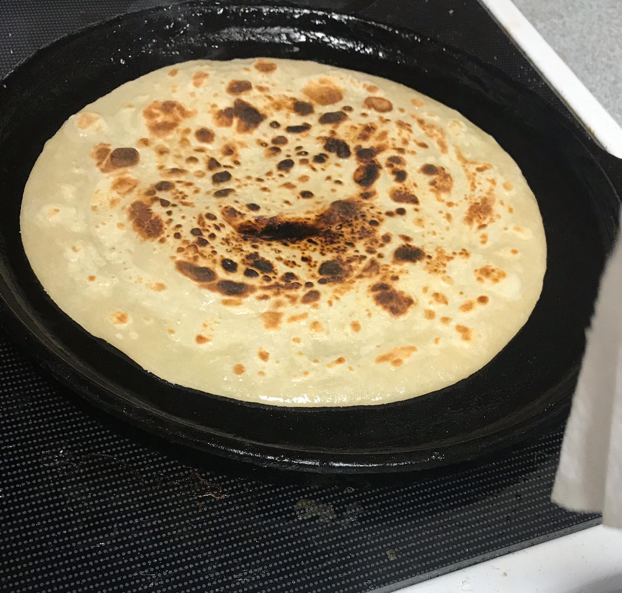 Patrick’s Mom taught me how to make Chapati!