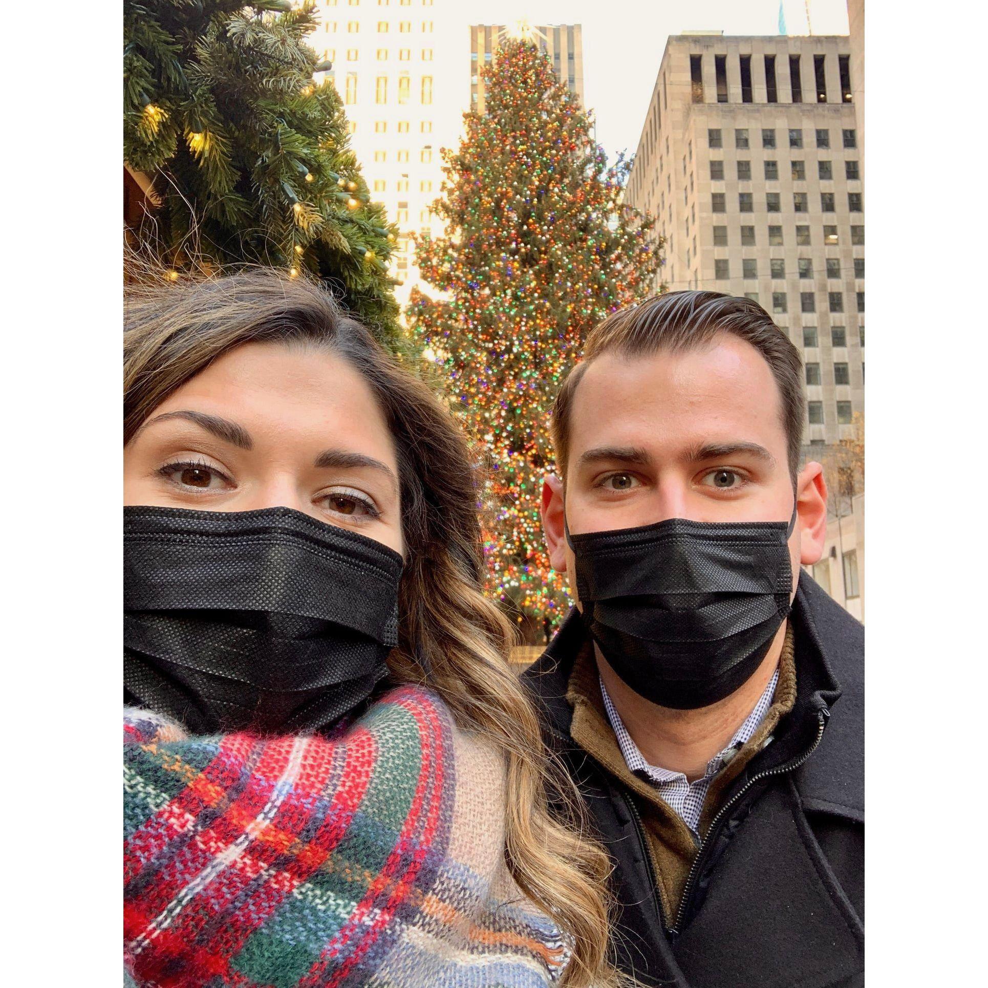 Annual NYC Christmas trip to celebrate our 6th anniversary, 2021