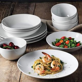 12-Piece Round Dinnerware Set, Service for 4