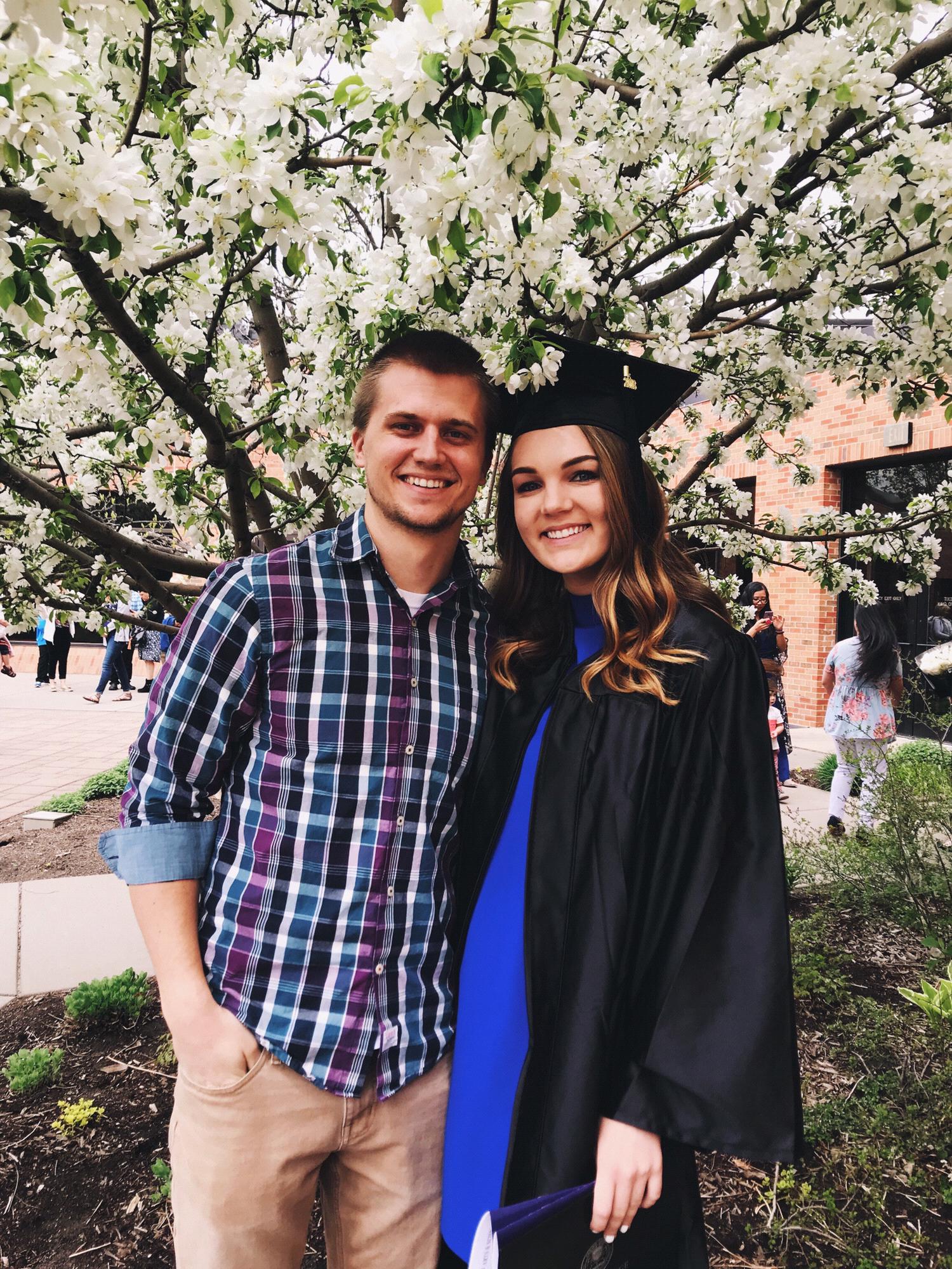 Abby’s nursing school graduation 2018.
