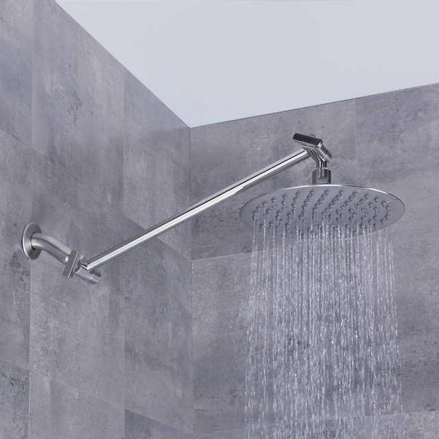 AFA Stainless 8" Rain Shower Head With Extension Arm