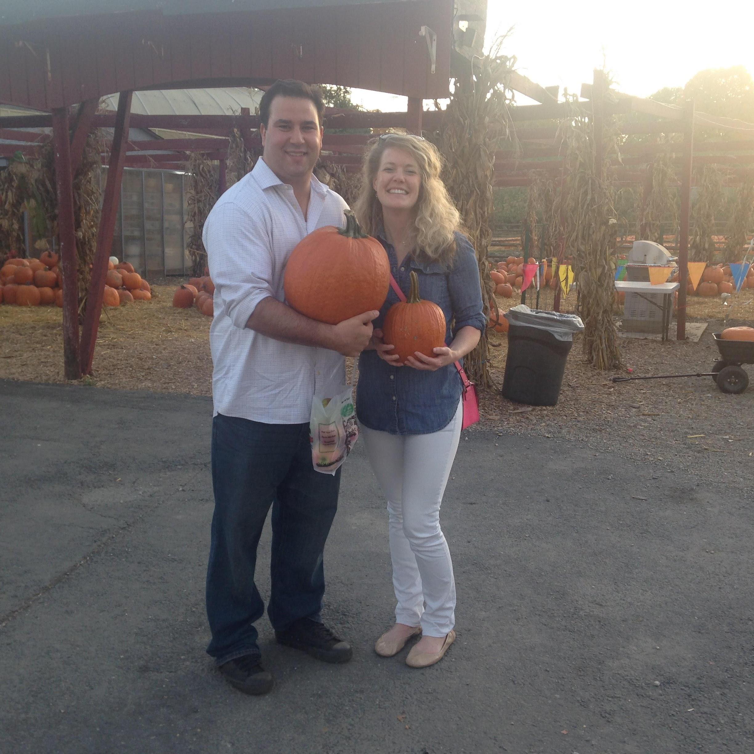 This was the picture from our very first date! Thanks, Alex Smith! It was the best date ever at Silvermans Farm in CT, and I left work early (the first time since I started!).