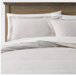 Duvet Cover & Sham Set - Threshold in Color Light Gray
