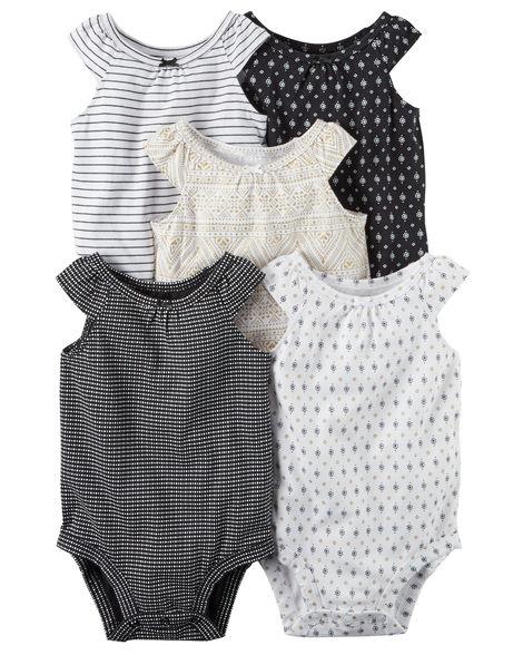 5-Pack Tank Top Bodysuits
