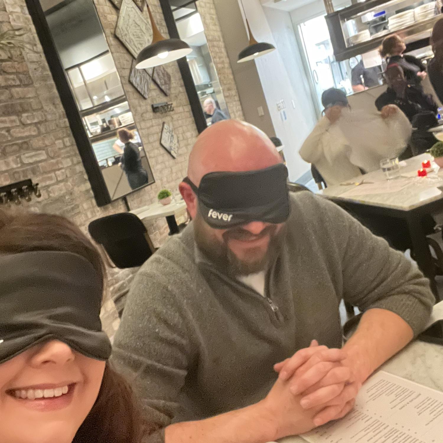 Dining in the dark!