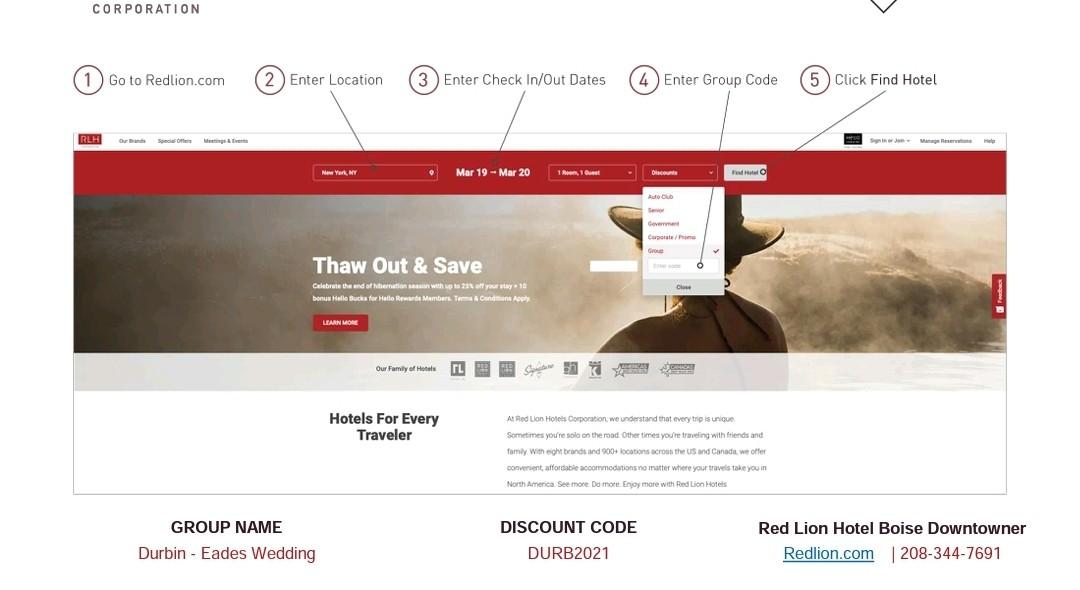 The Wedding Website of Sarah Durbin and Todd Eades