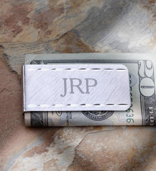 LaSalle Collection Engraved Money Clip